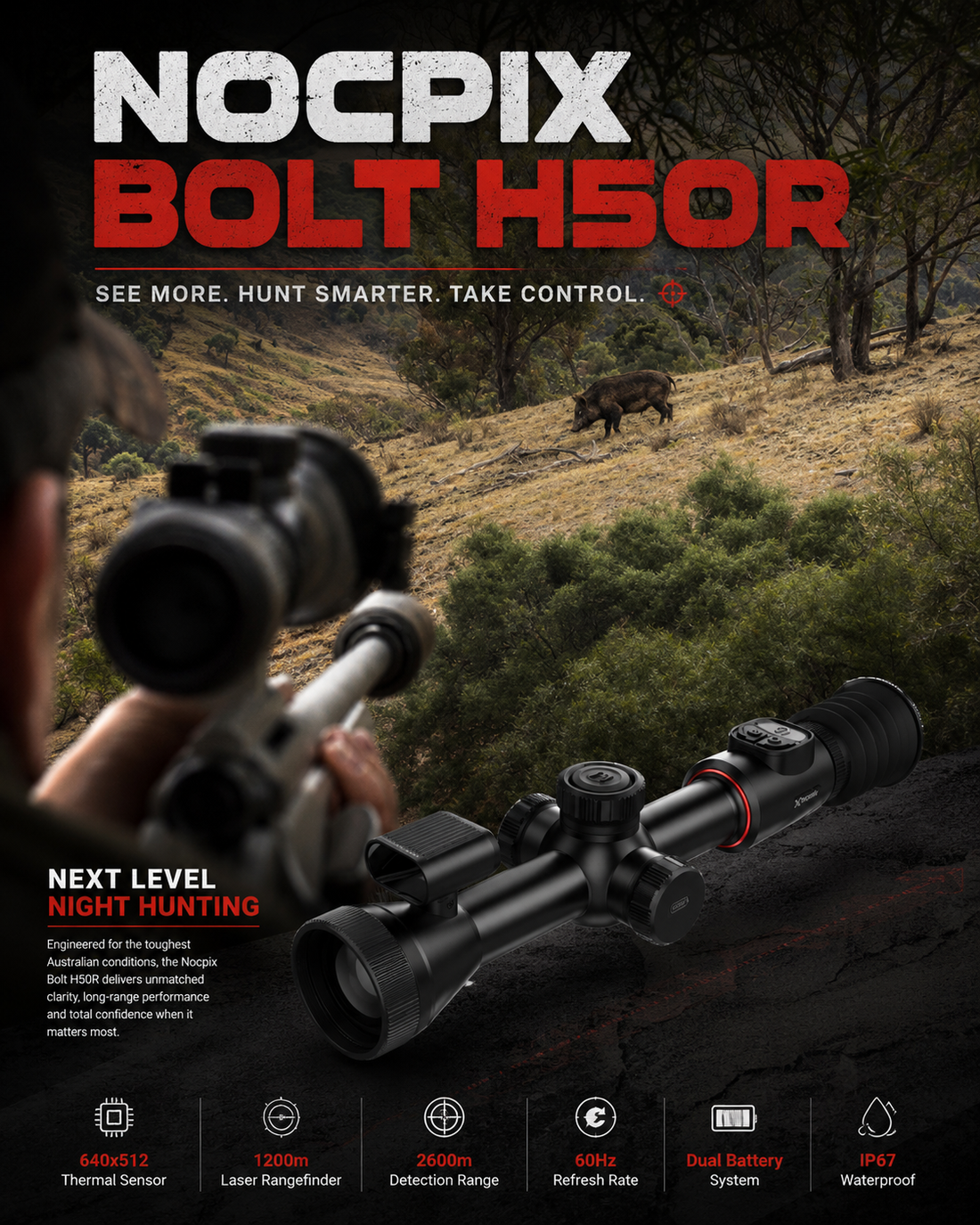 Nocpix BOLT H50R Review: Taking on a Hunter Valley Pig Cull Near Scone