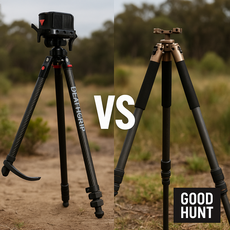 Scree Runner vs BOG DeathGrip – Best Tripod for Hunters