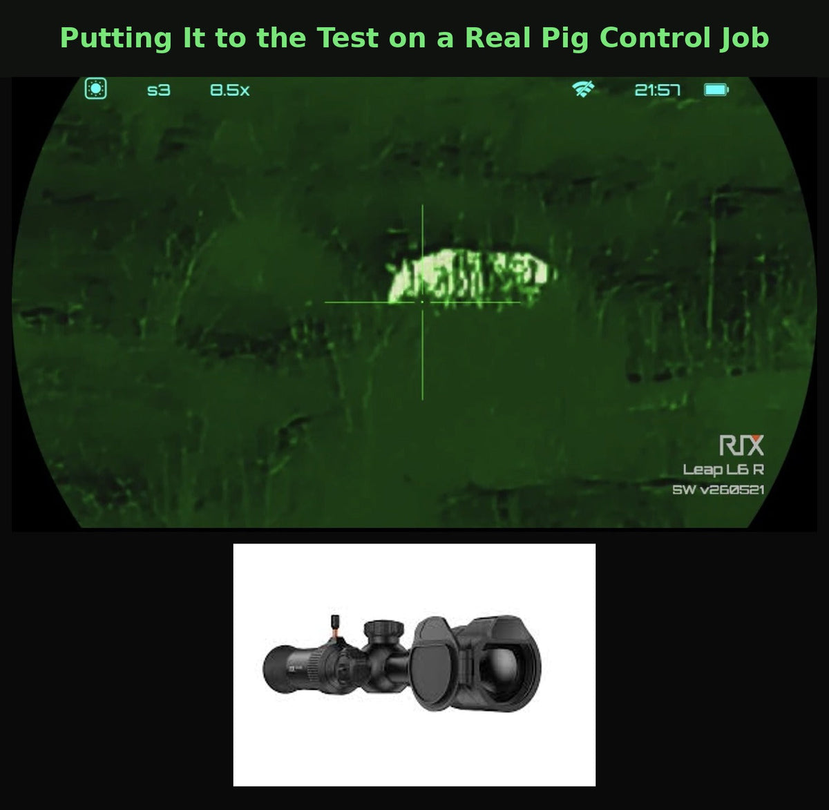 RIX Leap L6R Thermal Riflescope Review — Real-World Thermal Testing