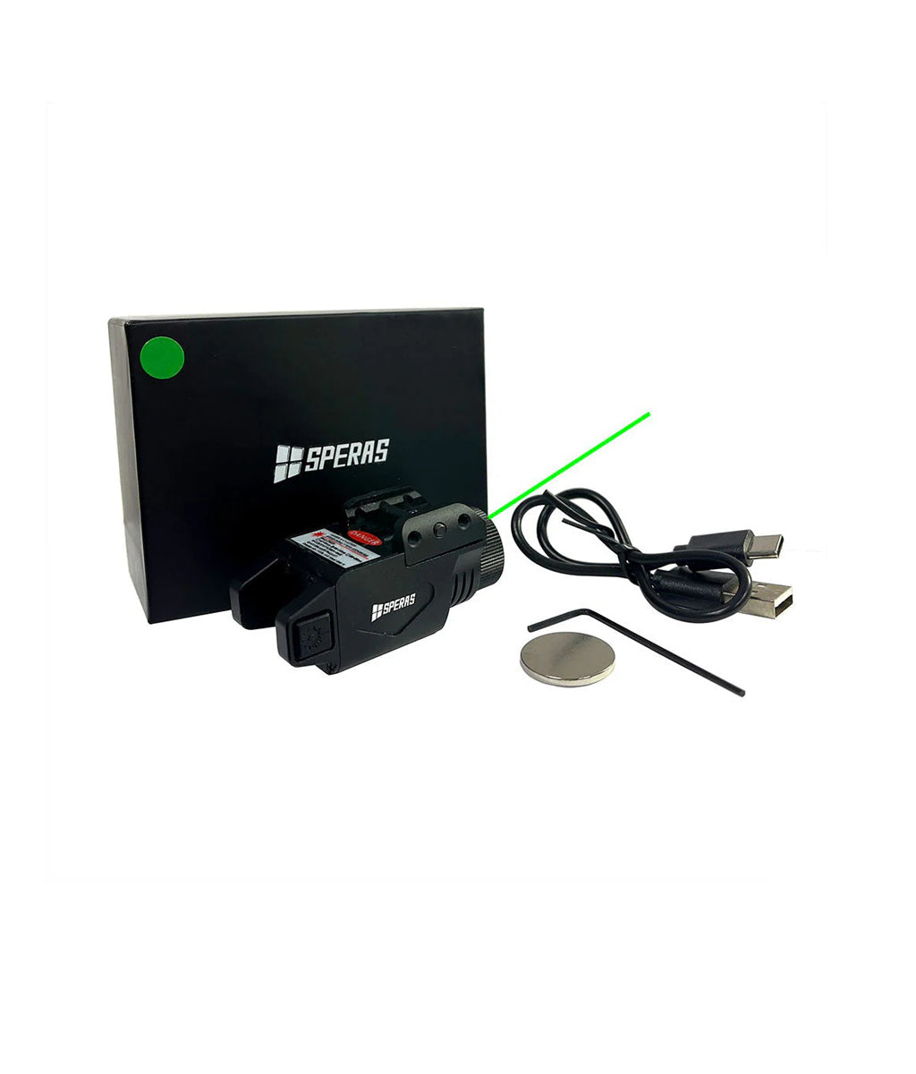 SPERAS WL20‑GL Pistol Light – 500 lm, 135 m, Built‑in 420 mAh