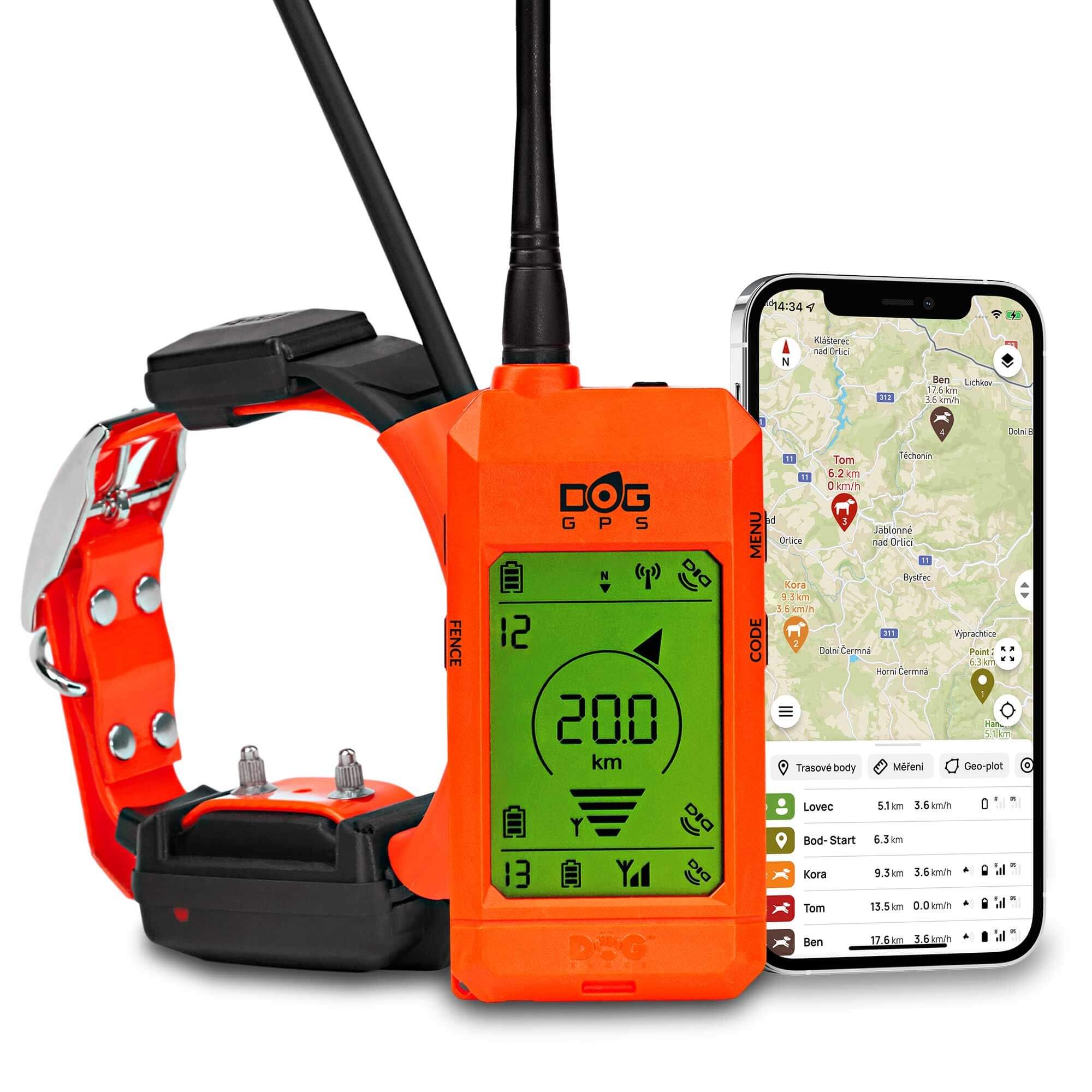 Dog Trace DOG GPS X30T Orange GPS Tracking & Training System - 1 Collar