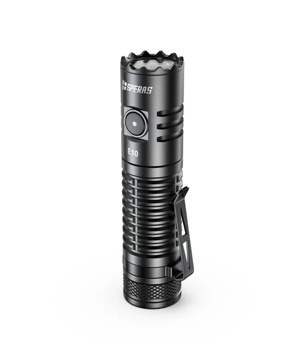 SPERAS E10 EDC Flashlight – 1300 lm, 175 m, USB‑C