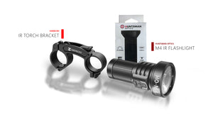 Huntsman Optics M4-IR850 Mini 250m Black Light (18350) + IR Torch Bracket