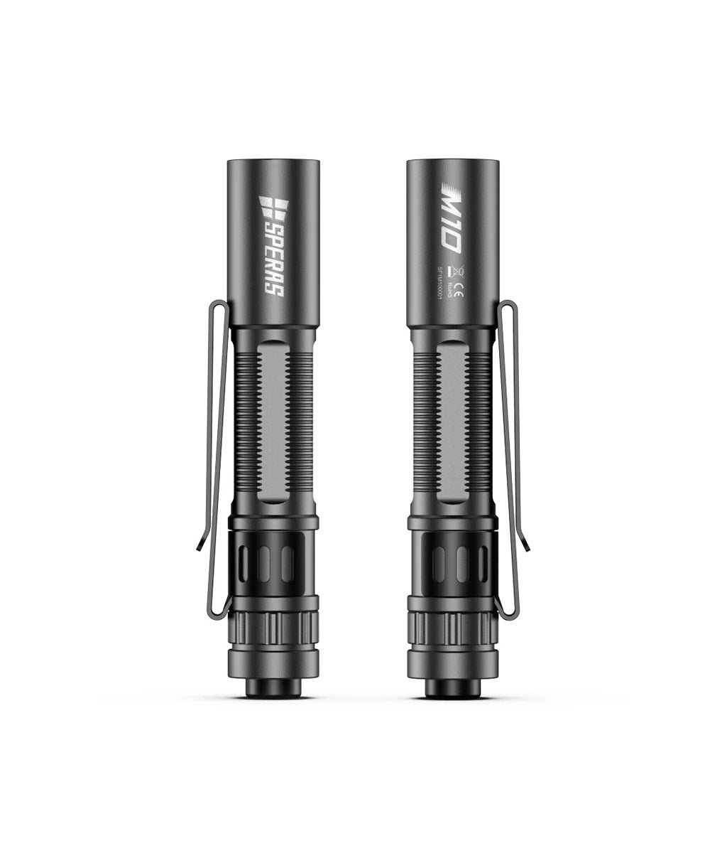 SPERAS M10 EDC Flashlight – 200 lm AAA, 6500K/4000K CRI95