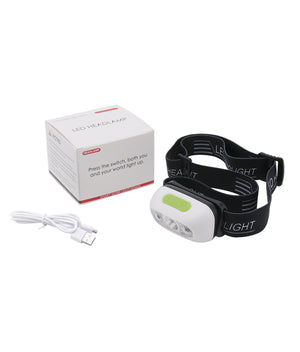 SPERAS B6 Headlamp – 120 lm, 100 m Beam, 800 mAh Rechargeable