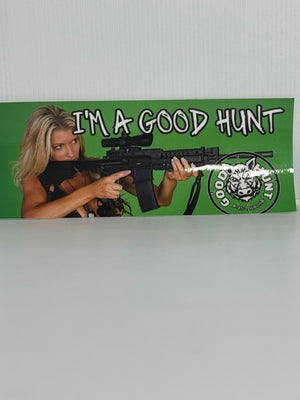 Good Hunt sticker green girl