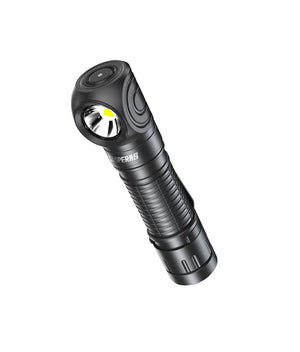 SPERAS M2R Rechargeable Flashlight/Headlamp – 1200 lm, 125 m