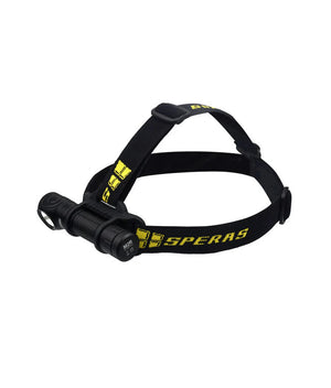 SPERAS M2R Rechargeable Flashlight/Headlamp – 1200 lm, 125 m