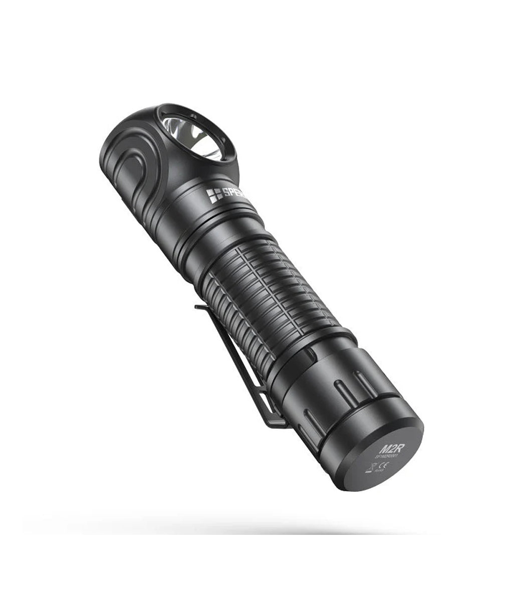 SPERAS M2R Rechargeable Flashlight/Headlamp – 1200 lm, 125 m