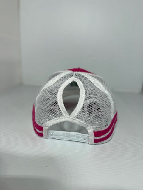 Good Hunt Cap Pink/White/Pink/Pink (Ponytail hole)