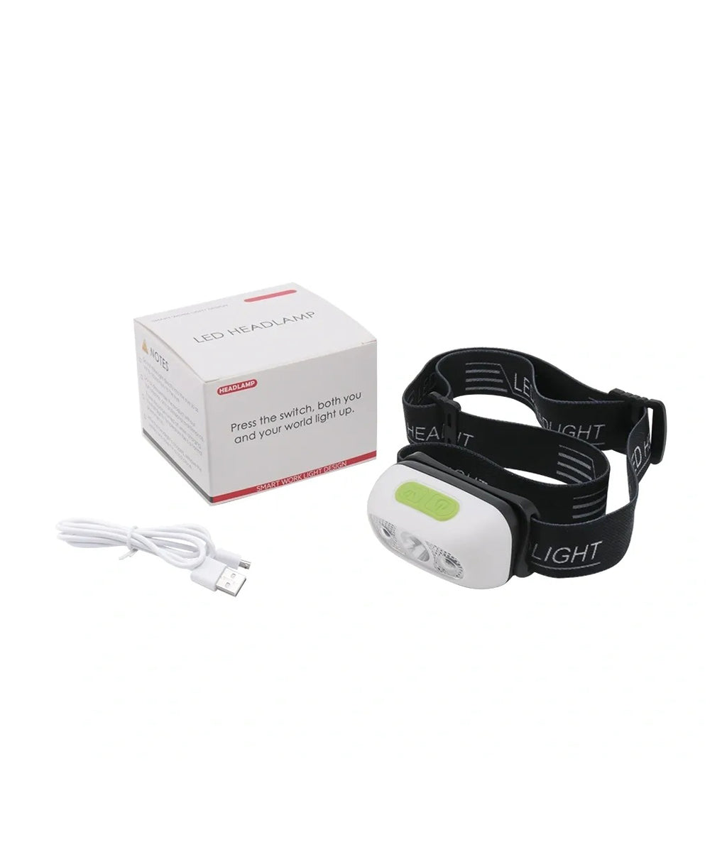 Speras B6 Headlamp Series. 100m Beam Distance [120lm] Built-in Rechargable 800mAh battery