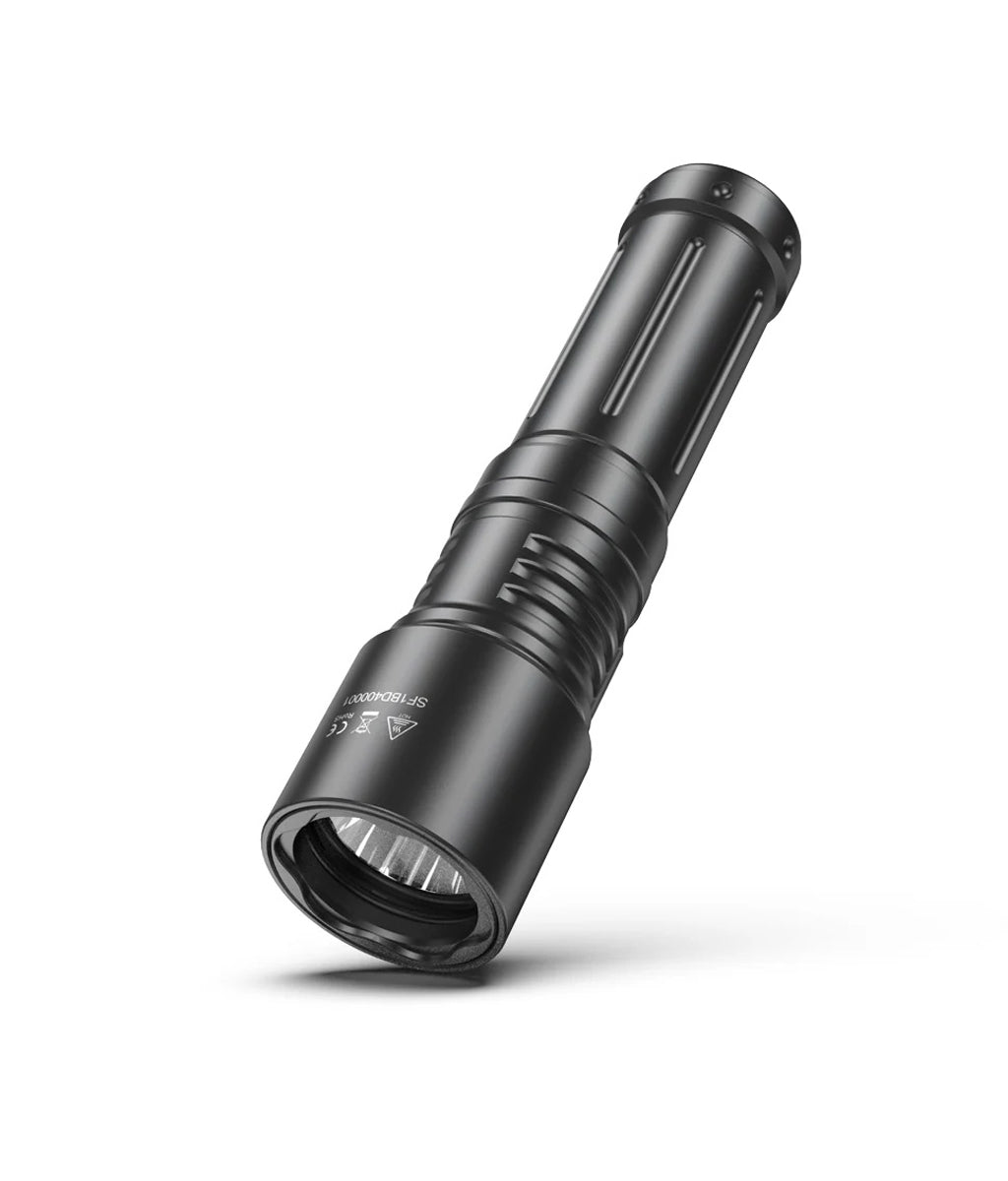Speras BD40 Diving Flashlight - Bludive Series - 351m Beam Distance [1800lm] 21700 Rechargable Battery