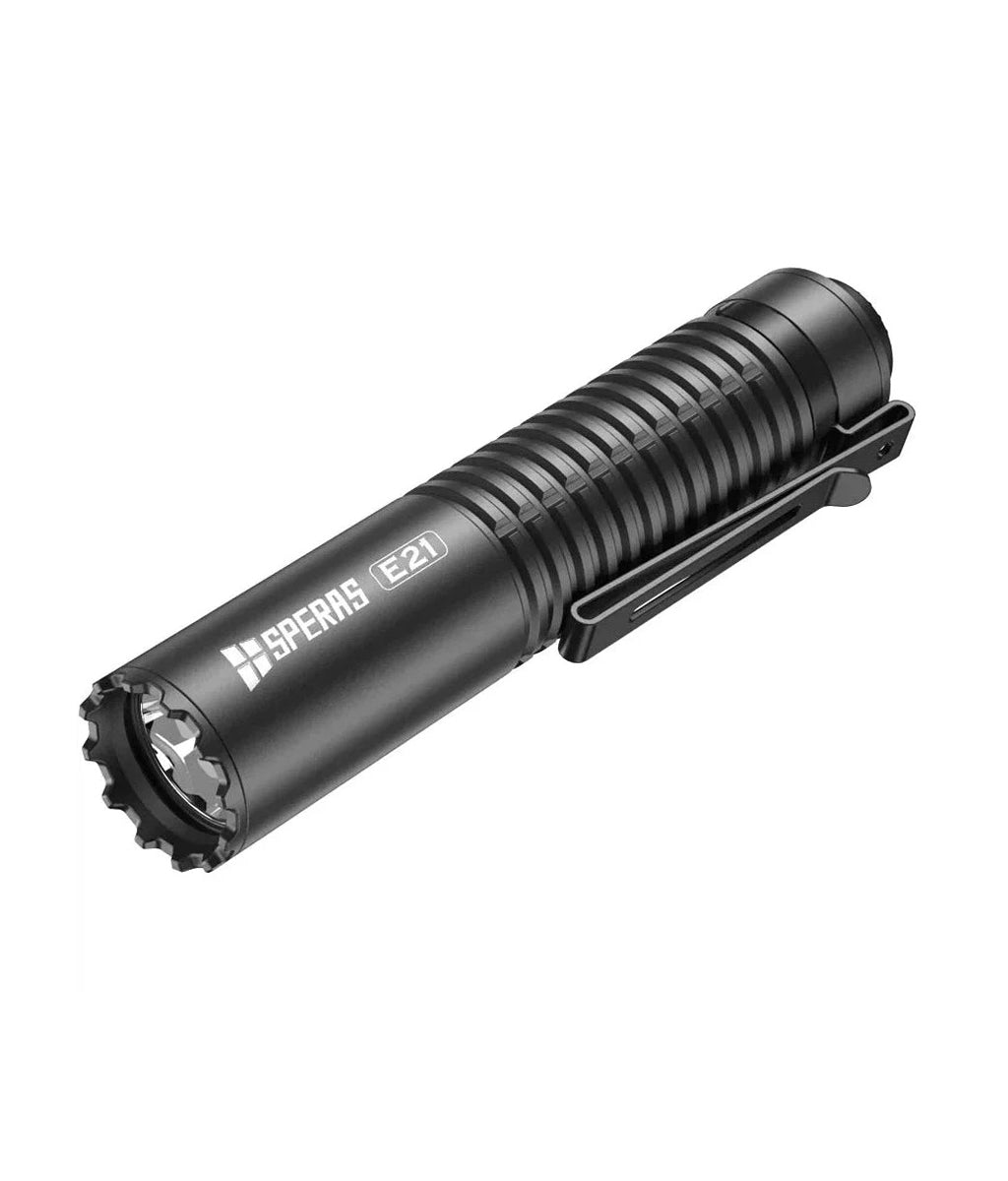 SPERAS E21 2000LM 320M USB-C Flashlight 21700 EDC Tactical 2-in-1 Flashlights