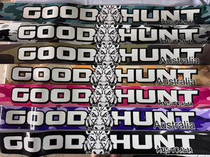 Good Hunt windscreen banners
