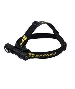 SPERAS M2R Rechargeable Flashlight/Headlamp – 1200 Lumens, 125 Metres